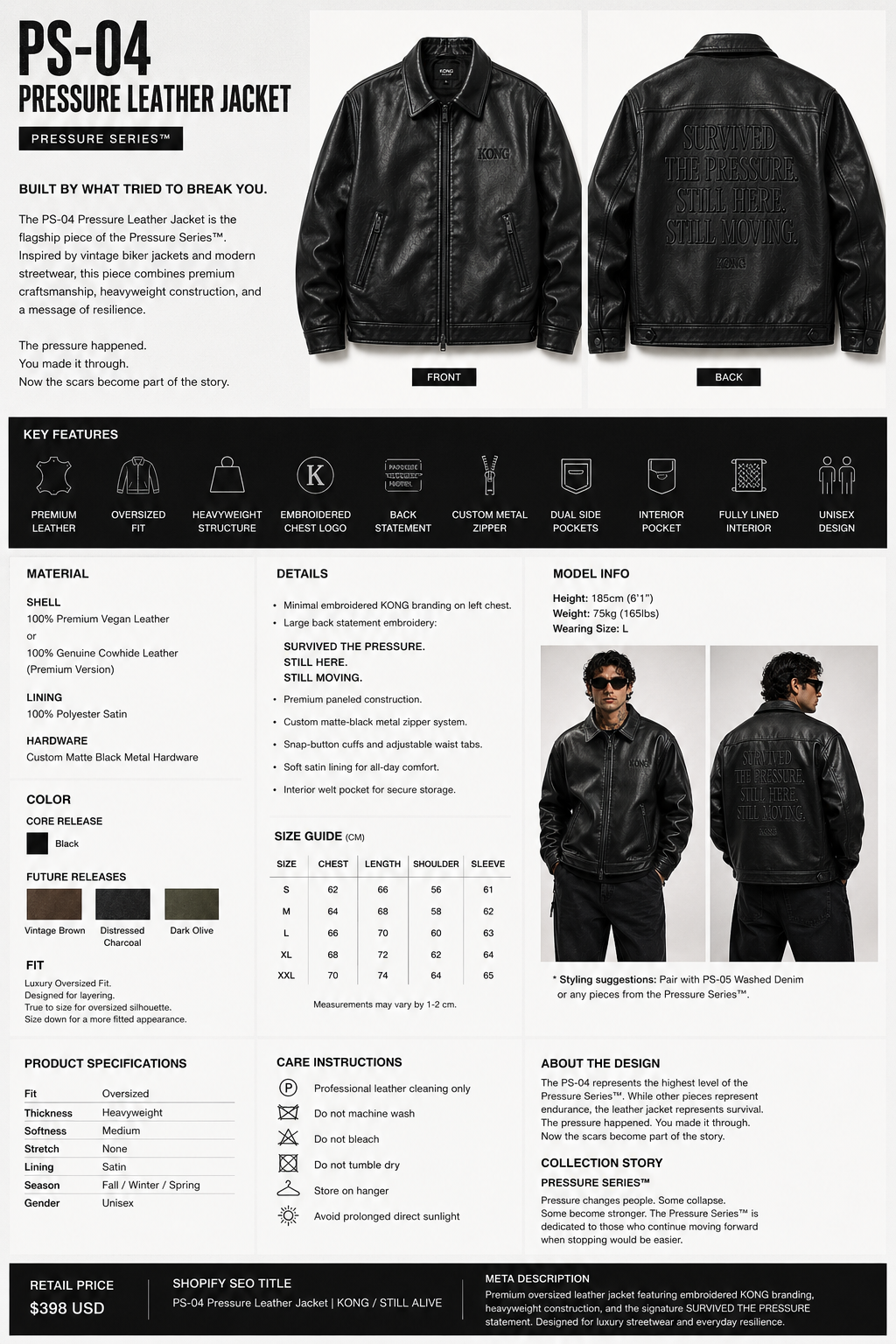 PS-04 Pressure Leather Jacket
