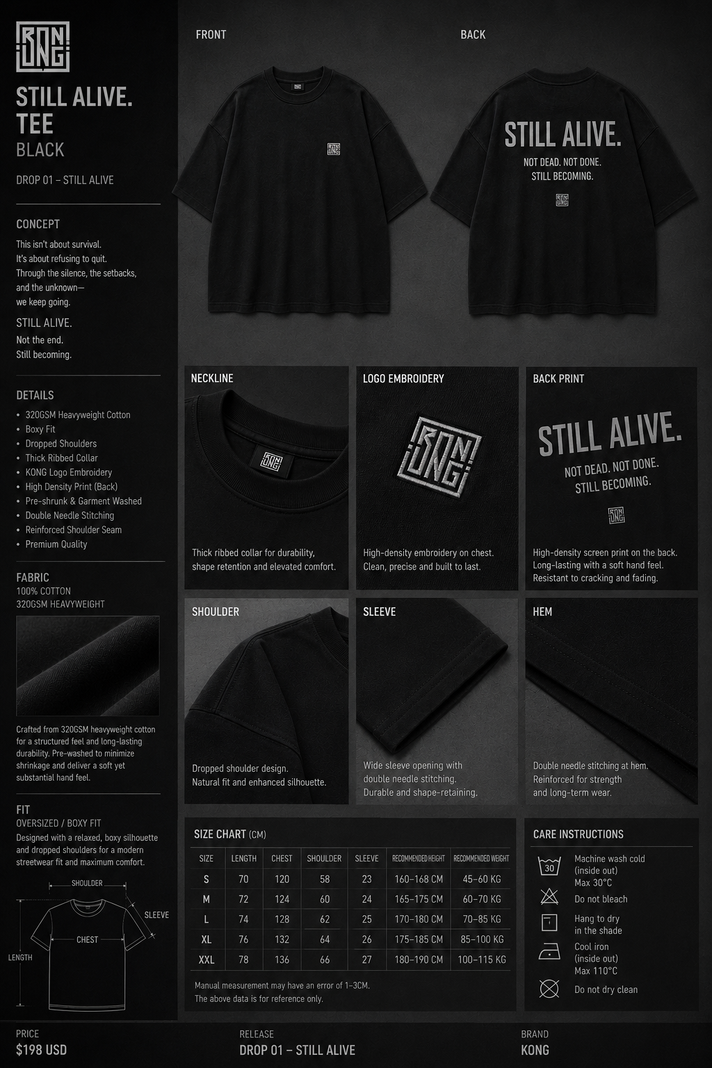 STILL ALIVE TEE